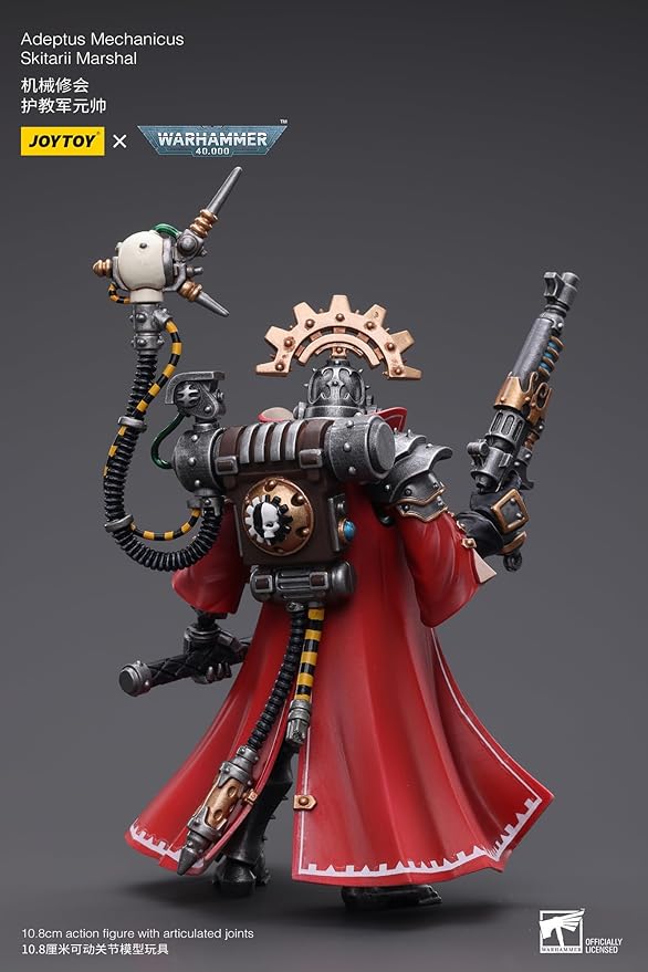 JoyToy Warhammer 40K: Adeptus Mechanicus Skitarii Marshal 1:18 Scale Action Figure - Figurio