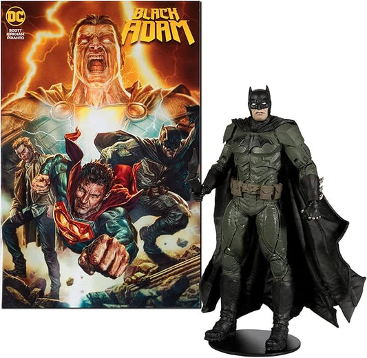 McFarlane Toys - DC Direct 7IN Figure with Comic - Black ADAM WV1 - Batman - Figurio