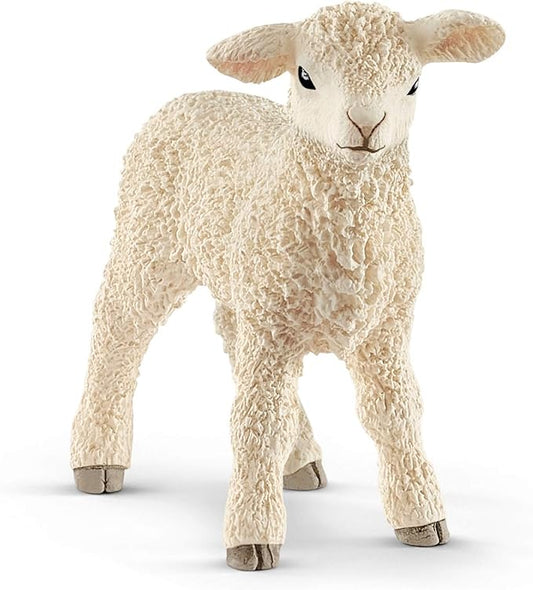 Schleich Farm World, Realistic Farm Animal Toys for Boys and Girls, Baby Lamb Toy Figurine - Figurio