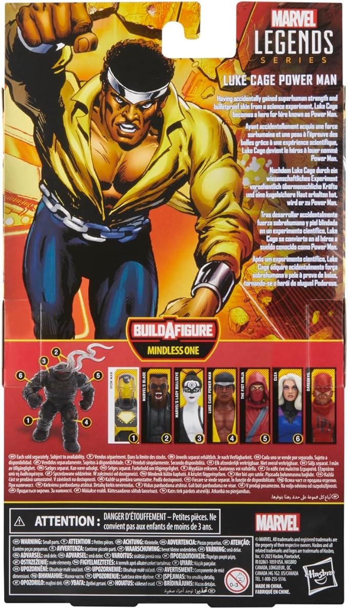 Marvel Legends Series Luke Cage Power Man, Knights Collectible Comics 6-Inch Action Figures - Figurio