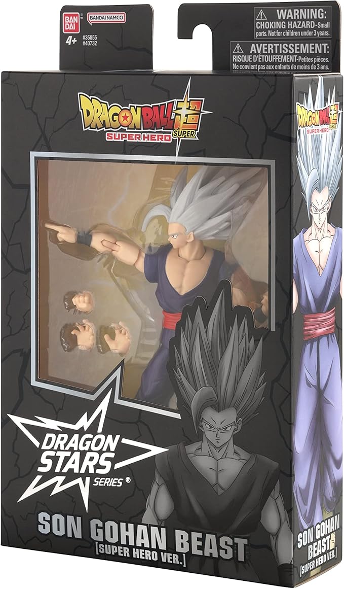 Dragon Ball Super - Dragon Stars - Son Gohan Beast (Super Hero), 6.5" Action Figure - Figurio