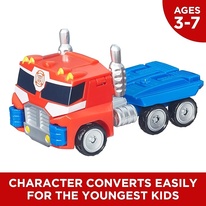 Transformers Rescue Bots Energize Optimus Prime Action Figure, 7-Inch Scale, Ages 3-7 (Amazon Exclusive) - Figurio