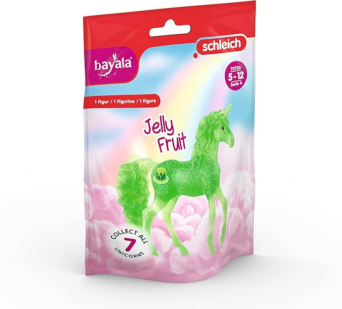 Schleich bayala, Collectible Unicorn Toy Figure for Girls and Boys, Jelly Fruit Unicorn Figurine (Dessert Series), Ages 5+ - Figurio