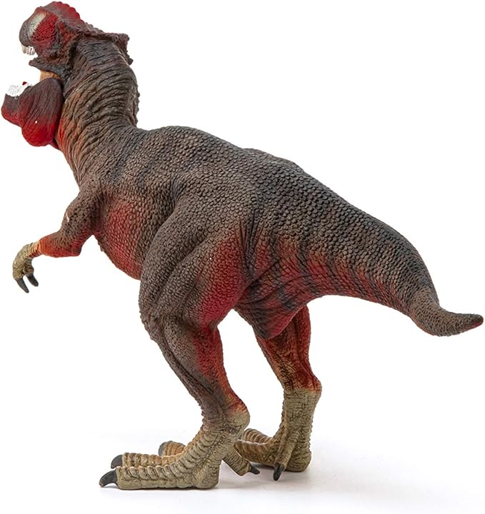 Schleich Dinosaurs Tyrannosaurus Rex - King of the Dinosaurs Tyrannosaurus Rex Toy with TRex Chomping Action Jaw, Dino World Action Figure for Boys and Girls, Gift Ready, Ages 4+ - Figurio