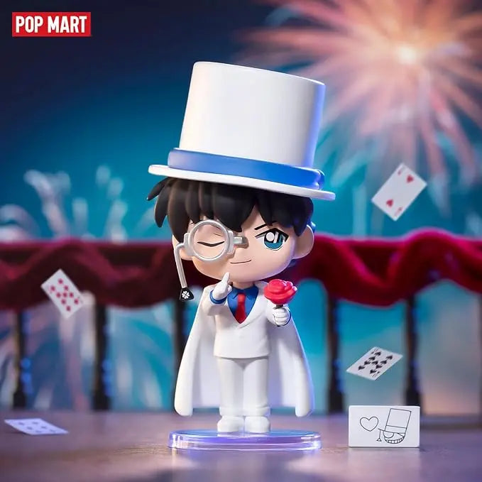 POP MART Detective Conan Case Closed Carnival Series Blind Box Figures, Random Design Mystery Toys for Modern Home Decor, Collectible Toy Set for Desk Accessories, Single Box - Figurio