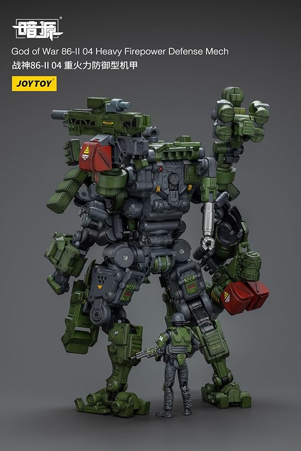 JOYTOY Action Figure Mecha 1/25 Dark Source God of War 86-II 04 Heavy Firepower Defense Mech 9.44inch Movable Model Collectible Figurine - Figurio