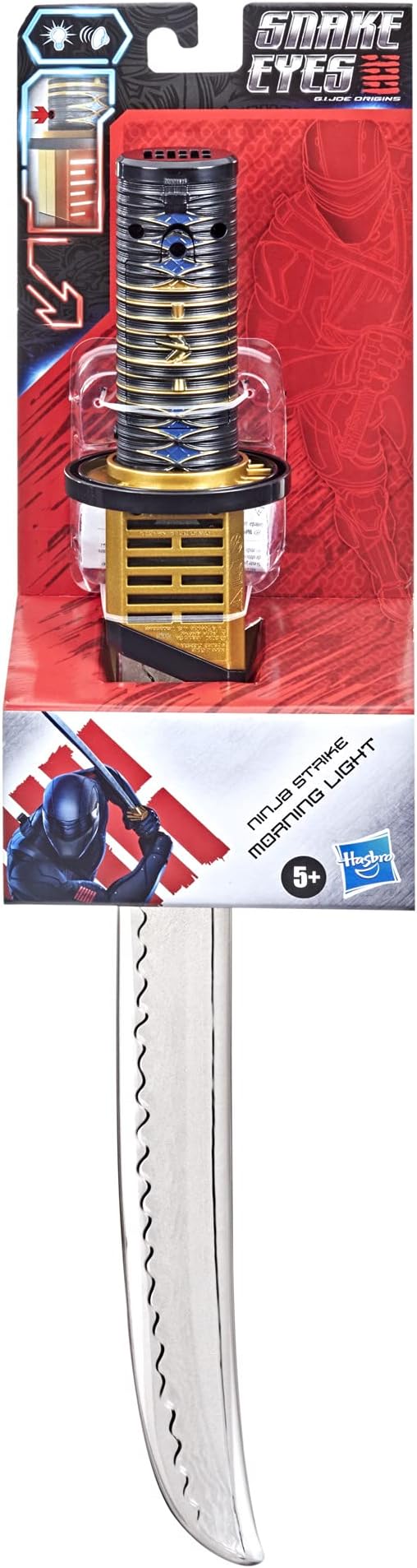 Hasbro Snake Eyes: G.I. Joe Origins Ninja Strike Morning Light Electronic Sword for Kids Roleplay, Toys for Kids Ages 5 and Up - Figurio