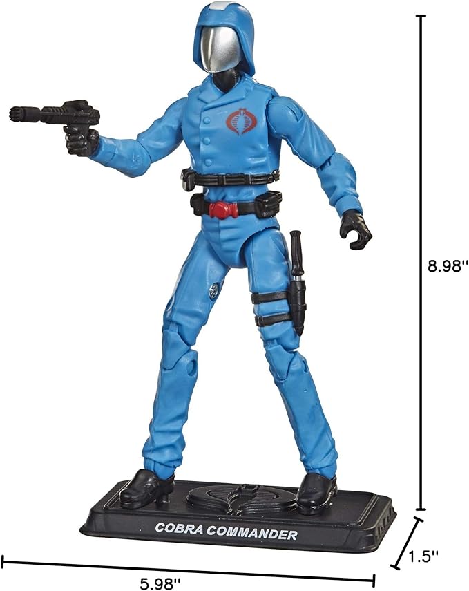 Hasbro Cobra Commander Figure 12cm G.I.Joe Retro Series F10025x0 - Figurio