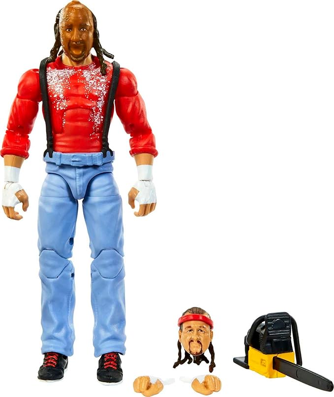 Mattel WWE Chainsaw Charlie Elite Collection Action Figure with Accessories, Articulation & Life-like Detail, 6-inch - Figurio