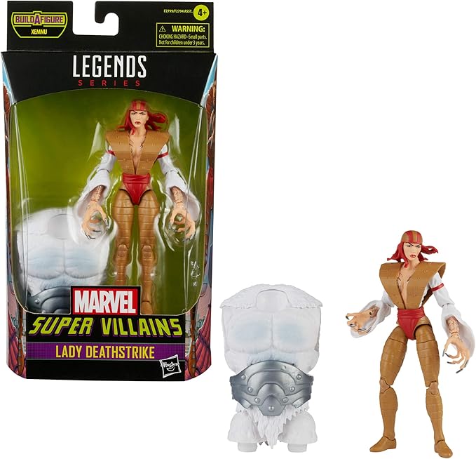 Marvel Legends Series 6-inch Collectible Lady Deathstrike Action Figure, Includes 1 Build-A-Figure Part(s), Premium Design - Figurio