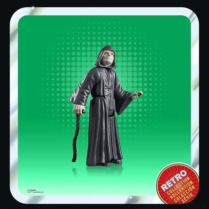 STAR WARS Retro Collection The Emperor, Return of The Jedi 3.75-Inch Collectible Action Figures, Ages 4 and Up - Figurio