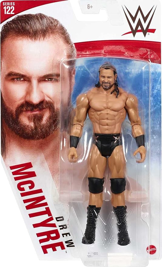 WWE MATTEL Drew Mcintyre Action Figure Series 122 Action Figure Posable 6 in Collectible for Ages 6 Years Old and Up - Figurio