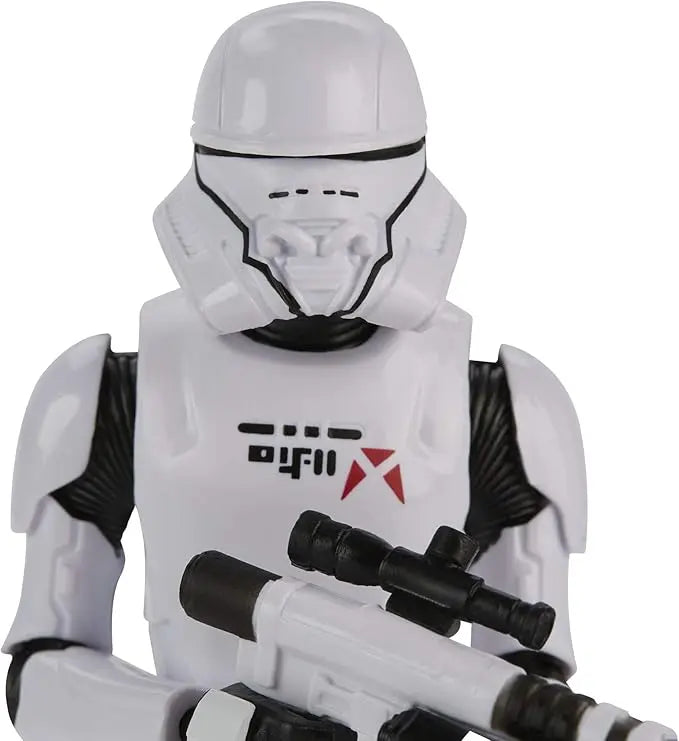 STAR WARS Galaxy of Adventures The Rise of Skywalker Jet Trooper 5'-Scale Action Figure Toy with Fun Blaster Action Movement - Figurio