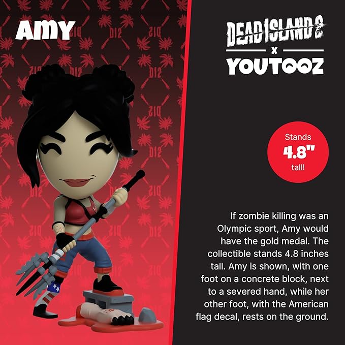 Youtooz Dead Island 2 Amy Vinyl Figure, 4.8" Dead Island 2 Collectible Figure Amy from Popular Video Game, Official Licensed Dead Island Collectible - Youtooz Dead Island Collection - Figurio