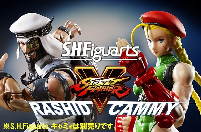 TAMASHII NATIONS Bandai S.H.Figuarts Rashid Street Fighter V Action Figure - Figurio