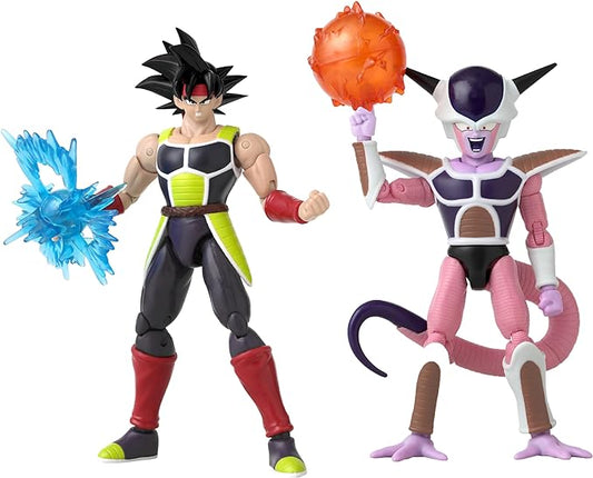 Dragon Ball Super - Dragon Stars - Bardock vs Frieza 1st Form, 6.5" Battle Pack Action Figure Set - Figurio