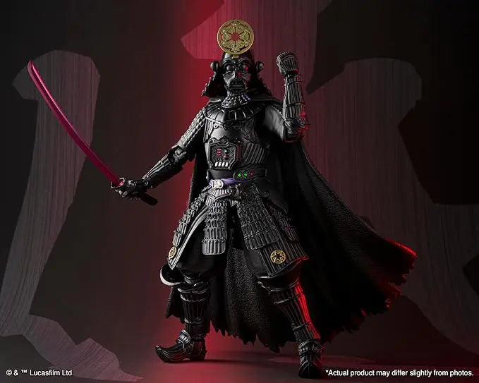 TAMASHII NATIONS - Star Wars: Obi-Wan Kenobi - Samurai Taisho Darth Vader (Vengeful Spirit), Bandai Spirits Meisho Movie Realization Action Figure - Figurio