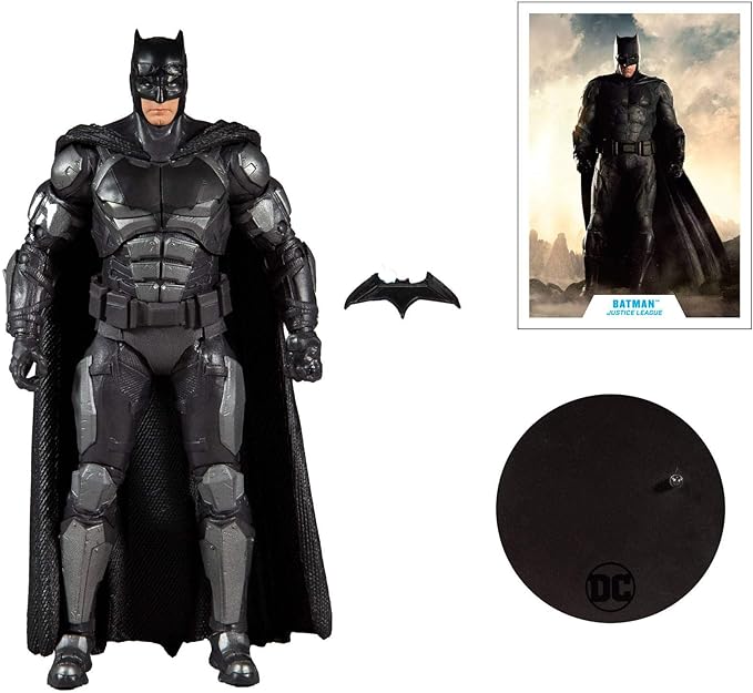 McFarlane Toys DC Justice League Movie Batman 7" Action Figure - Figurio