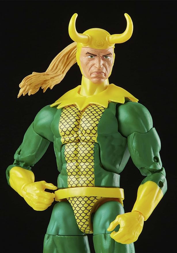 Marvel Legends Series Loki 6-inch Retro Packaging Action Figure Toy, 3 Accessories - Figurio