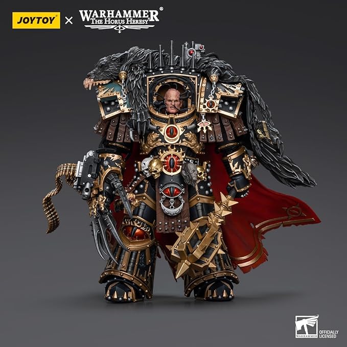 JOYTOY Warhammer The Horus Heresy 30k 1/18 Action Figure Sons of Horus Warmaster Horus Primarch of The XVlth Legion Collection Model Birthday Gifts - Figurio