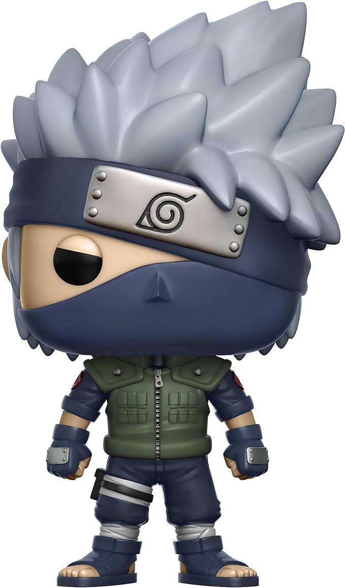 Funko POP Anime: Naruto Shippuden Kakashi Toy Figure, Gray - Figurio