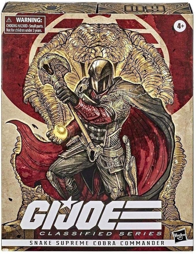 Hasbro G.I. Joe Classified Series Snake Supreme Cobra Commander 6 in. - Figurio