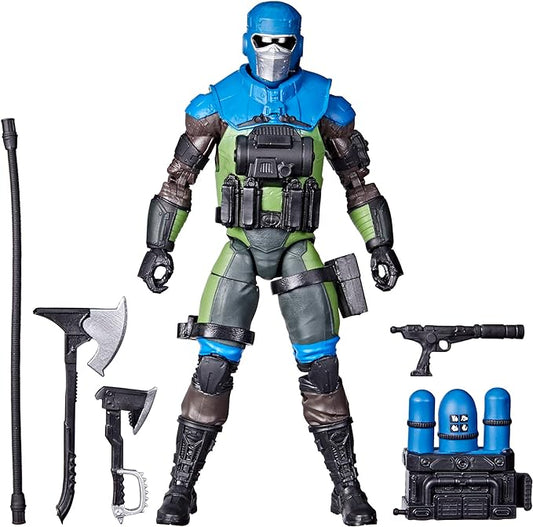 G.I. Joe Classified Series Mad Marauders Gabriel “Barbecue” Kelly Action Figure 58 Collectible Premium Toy 6-Inch-Scale Custom Package Art - Figurio