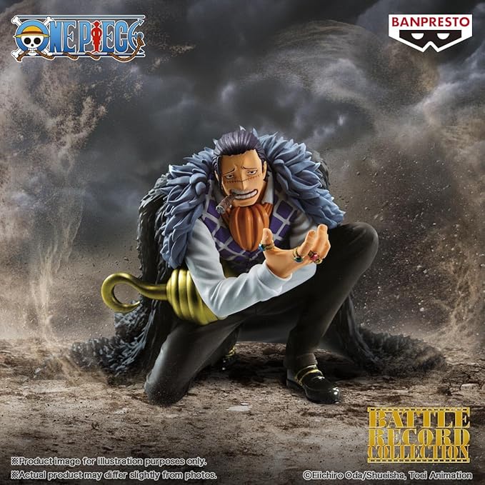 Banpresto - One Piece - Crocodile, Bandai Spirits Battle Record Collection Figure - Figurio