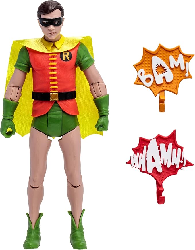 McFarlane Toys - DC Retro Robin (Batman 66') 6in Action Figure - Figurio