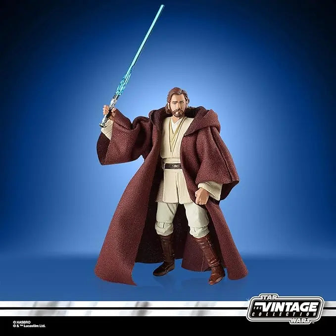 STAR WARS The Vintage Collection OBI-Wan Kenobi Toy VC31, 3.75-Inch-Scale Attack of The Clones Action Figure, Toys Kids 4 and Up - Figurio