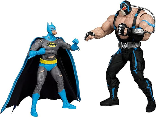 McFarlane Toys - DC Multiverse Batman vs Bane 7" Action Figure and Mega Figure 2pk - Figurio