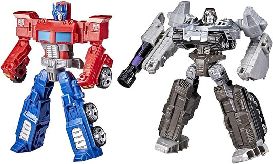 Transformers Toys Heroes and Villains Optimus Prime and Megatron 2-Pack Action Figures - for Kids Ages 6 and Up, 7-inch (Amazon Exclusive) - Figurio