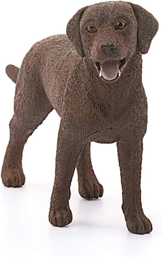 Schleich Farm World, Realistic Animal Toys for Kids and Toddlers, Labrador Retriever Dog Toy Figurine, Ages 3+ - Figurio