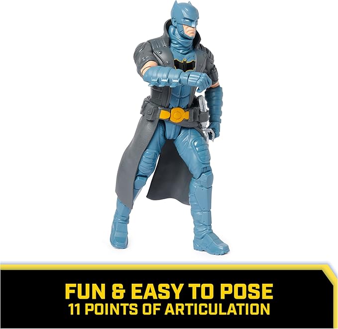 DC Comics, Batman Action Figure, 12-inch Super Hero Collectible Kids Toys for Boys and Girls, Ages 3+ - Figurio