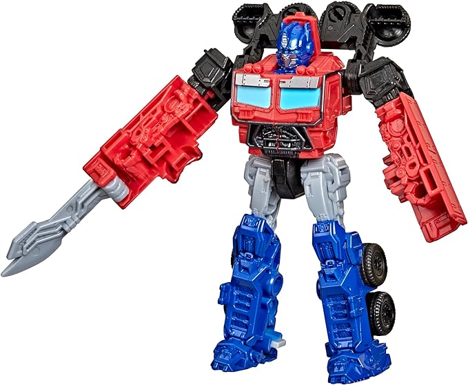 Transformers Toys Rise of The Beasts Movie Beast Alliance Battle Changers Optimus Prime Action Figure, Ages 6 and Up, 4.5 inch - Figurio