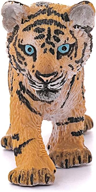 Schleich Wild Life, Animal Figurine, Animal Toys for Boys and Girls 3-8 years old, Tiger Cub, Ages 3+ - Figurio