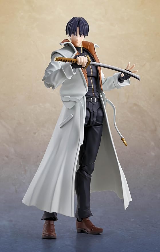 TAMASHII NATIONS - Rurouni Kenshin: Meiji Swordsman Romantic Story - Aoshi Shinomori, Bandai Spirits S.H.Figuarts Action Figure - Figurio