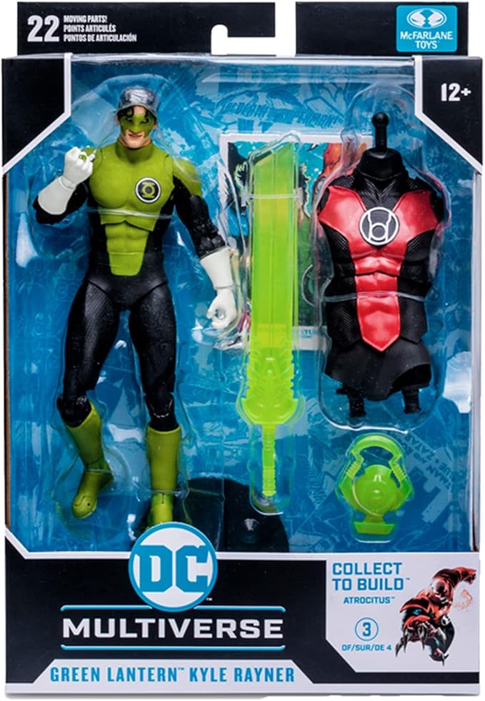 McFarlane Toys - DC Build-A 7IN Figures WV8 - Blackest Night - Kyle Rayner - Figurio