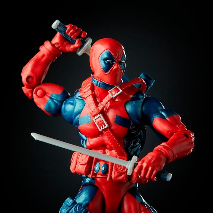 Marvel Legends Series Deadpool, Marvel Comics Uncanny X-Men X-Force Retro Collectible 6 Inch Action Figure for Adults Ages 14 and Up - Figurio