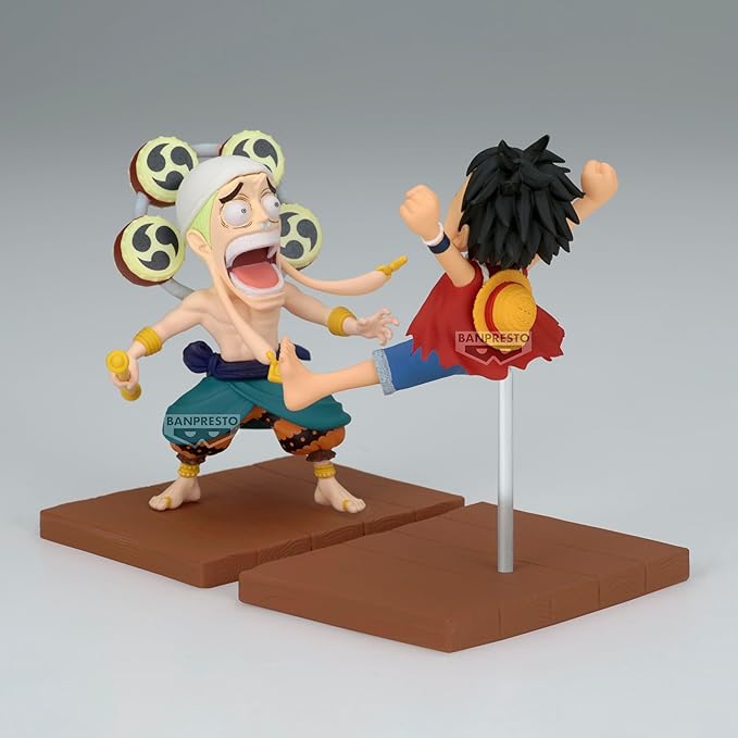 Banpresto - One Piece - Log Stories - Monkey D. Luffy & Enel, Bandai Spirits World Collectable Figure - Figurio