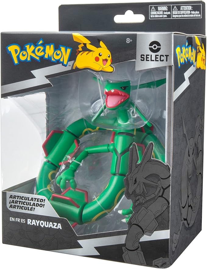 Pokemon Select Super-Articulated 6-inch Rayquaza - Authentic Details - Select Series - Figurio