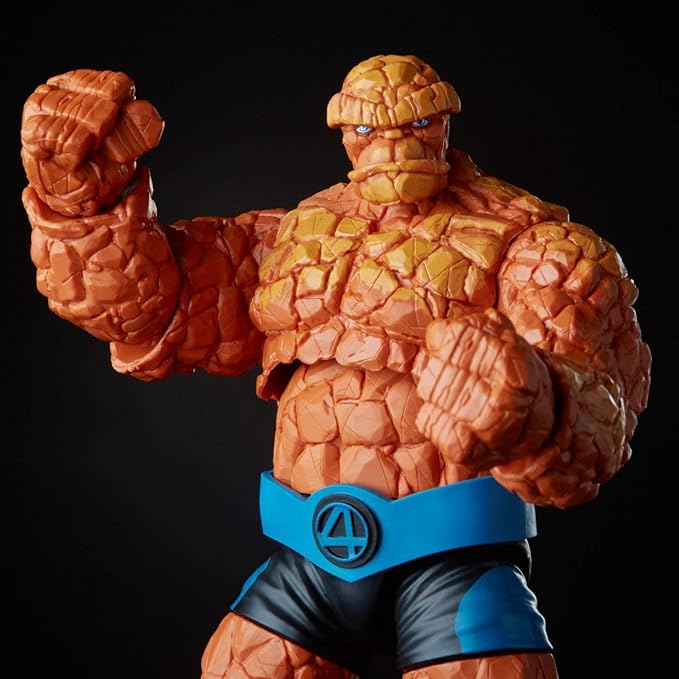 Marvel Legends Series Fantastic Four 6-inch Collectible Action Figure Thing Toy, Premium Design, 1 Accessory 2 Build-A-Figure Parts - Figurio