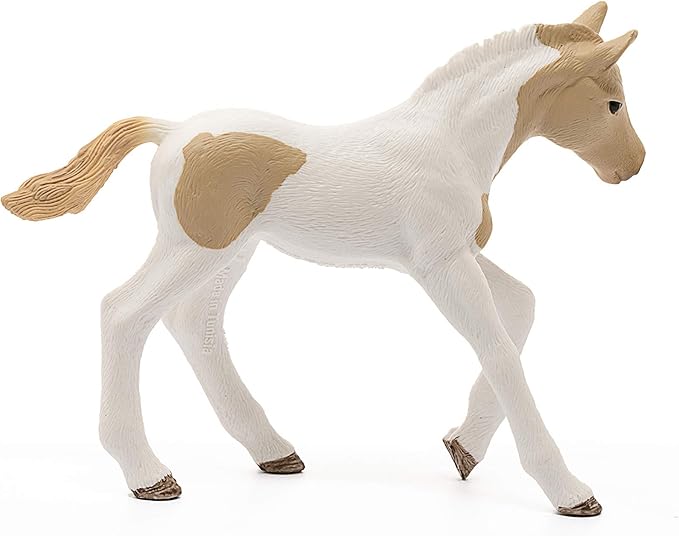 Schleich Horse Club, Realistic Horse Toys for Girls and Boys, Paint Horse Foal Spotted Horse Toy, Ages 5+ - Figurio