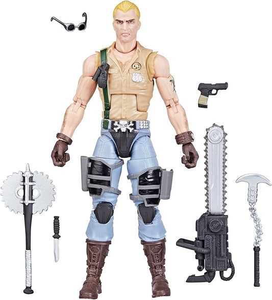 G.I. Joe Classified Series Dreadnok Buzzer, Collectible Action Figure, 106, 6 inch Action Figures for Boys & Girls, with 6 Accessory Pieces - Figurio