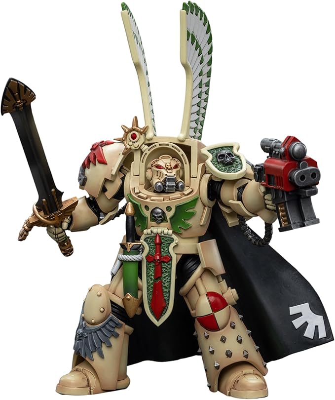 JOYTOY Warhammer 40,000 1/18 Action Figure Dark Angels Deathwing Strikemaster with Power Sword Collection Model Christmas Birthday Gifts - Figurio