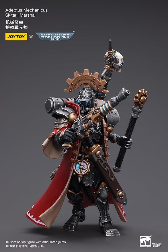 JoyToy Warhammer 40K: Adeptus Mechanicus Skitarii Marshal 1:18 Scale Action Figure - Figurio