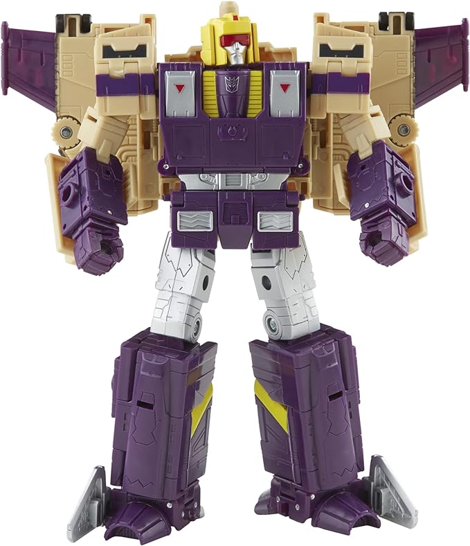 Transformers Toys Generations Legacy Series Leader Blitzwing Triple Changer Action Figure - Kids Ages 8 and Up, 7-inch - Figurio