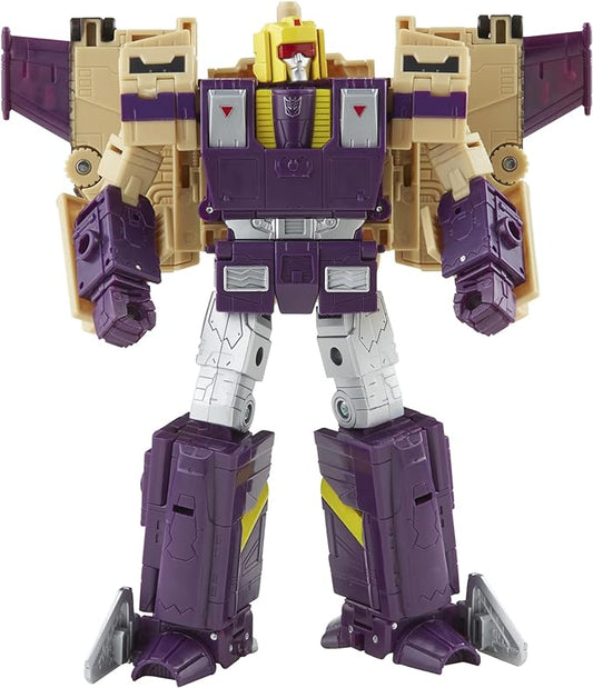 Transformers Toys Generations Legacy Series Leader Blitzwing Triple Changer Action Figure - Kids Ages 8 and Up, 7-inch - Figurio