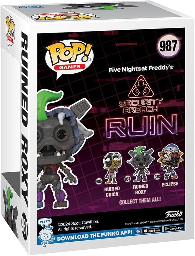 Funko Pop! Games: Five Nights at Freddy's Ruin - Ruined Roxy - Figurio