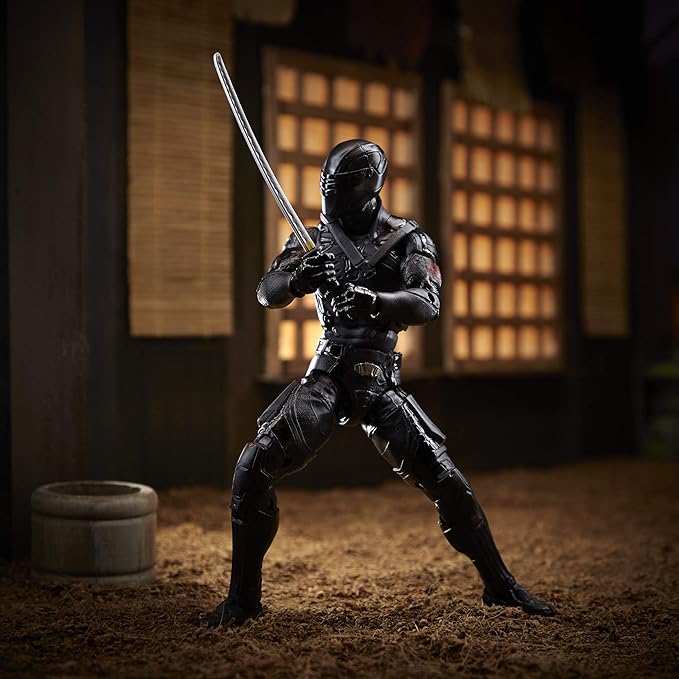 G. I. Joe Hasbro Classified Series : G.I. Joe Origins Snake Eyes Action Figure 16, Premium 6-Inch Scale Toy with Custom Package Art , Black - Figurio